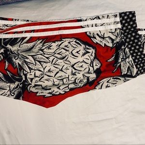 Large Adidas leggings pineapple design large